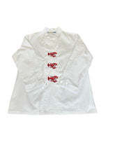 Load image into Gallery viewer, Embroidered Lobster Design Chefs Jacket Large 44”