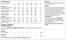 Load image into Gallery viewer, King Cole Double Knit Knitting Pattern - Ladies Sweater & Tank Top (6186)