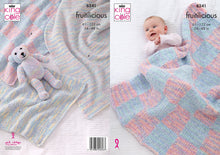 Load image into Gallery viewer, King Cole Knitting Pattern Baby Blankets and Teddy 6241
