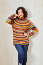 Load image into Gallery viewer, King Cole 6248 Knitting Pattern Womens Chunky Sweaters Knit in the Round