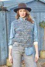 Load image into Gallery viewer, King Cole Ladies Knitting Pattern Aran Jacket & Gilet Top 6308