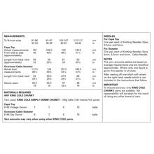 Load image into Gallery viewer, King Cole 6378 Knitting Pattern Chunky Ladies Cape Top & Cable Sweater