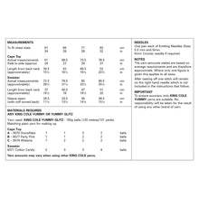 Load image into Gallery viewer, King Cole Knitting Pattern Girls Cape Top & Sweater Kids 6391