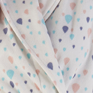 Slenderella Ladies Balloon Print Microfleece Dressing Gown (Various Sizes)
