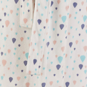 Slenderella Ladies Balloon Print Microfleece Dressing Gown (Various Sizes)