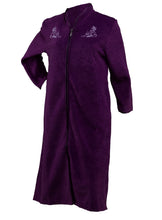 Load image into Gallery viewer, Slenderella Ladies Zip Up Boucle Fleece Dressing Gown (3 Colours)