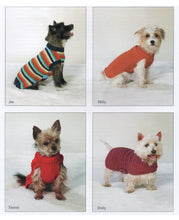 Load image into Gallery viewer, Small Knitted Dog Coats Double Knitting Pattern Knits &amp; Pieces KP-07