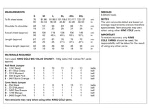 Load image into Gallery viewer, King Cole Chunky Knitting Pattern Ladies Roll Neck & Crew Neck Granny Square Jumpers (6228)