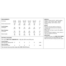 Load image into Gallery viewer, King Cole Ladies Knitting Pattern Double Knit Short & Long Cardigans 6353