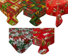 Load image into Gallery viewer, Christmas PVC Wipe Clean Tablecloth (3 Designs)