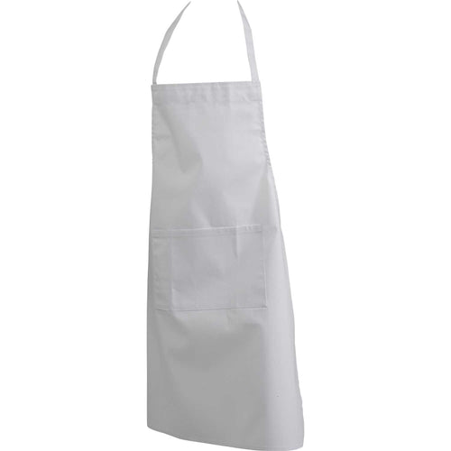 100% Cotton Full Length Bib Aprons - With Pocket - Clearance (Marked/Flawed)
