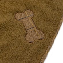 Load image into Gallery viewer, Petface Soft Sherpa Fleece Pet Comforter with Tweed Detail (Brown or Tan)