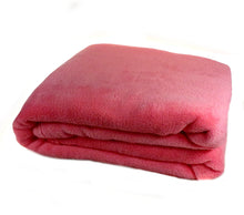 Load image into Gallery viewer, Soft Coral Fleece Blanket - 140cm x 180cm (3 Colours)