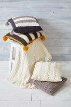 Load image into Gallery viewer, King Cole Chunky Knitting Pattern - Throw & Cushion Covers (5896)