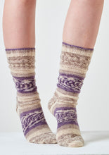 Load image into Gallery viewer, King Cole Norse 4ply Knitting Pattern Female Socks - 4 Designs (6006)