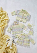 Load image into Gallery viewer, King Cole DK Knitting Pattern - Baby Matinee Jacket Overtop & Bootees (6034)