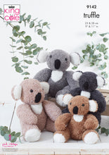 Load image into Gallery viewer, King Cole Truffle Knitting Pattern - Koala Bear Toys (9142)