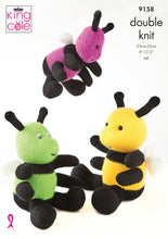 Load image into Gallery viewer, King Cole Double Knit Knitting Pattern - Bumble Bees (9158)