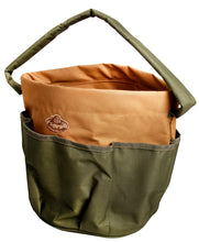 Load image into Gallery viewer, https://images.esellerpro.com/2278/I/146/384/GT05-round-bucket-bag-garden-toolbag-khaki-brown-1.jpg