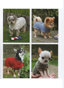 Small Knitted Dog Coats Double Knitting Pattern Knits & Pieces KP-06