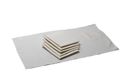 Pack of 6 Plain Cream Linen Union Tea Towel/Glass Cloths (47cm x 76cm)