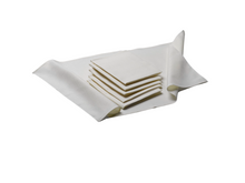 Load image into Gallery viewer, Pack of 6 Plain Cream Linen Union Tea Towel/Glass Cloths (47cm x 76cm)