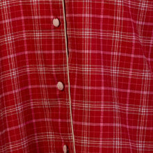 Load image into Gallery viewer, Ladies Long Sleeved Tartan Nightshirt S - XL (Blue or Red)