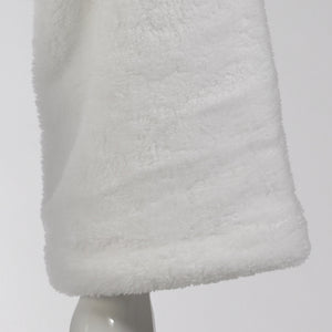 Ladies Floral Shawl Collar Coral Fleece Dressing Gown (Pink or White)