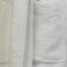 Load image into Gallery viewer, Ladies Floral Shawl Collar Coral Fleece Dressing Gown (Pink or White)