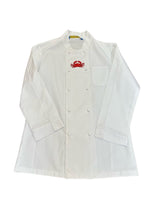 Load image into Gallery viewer, Embroidered Crab Chefs Jacket XS White (34”)