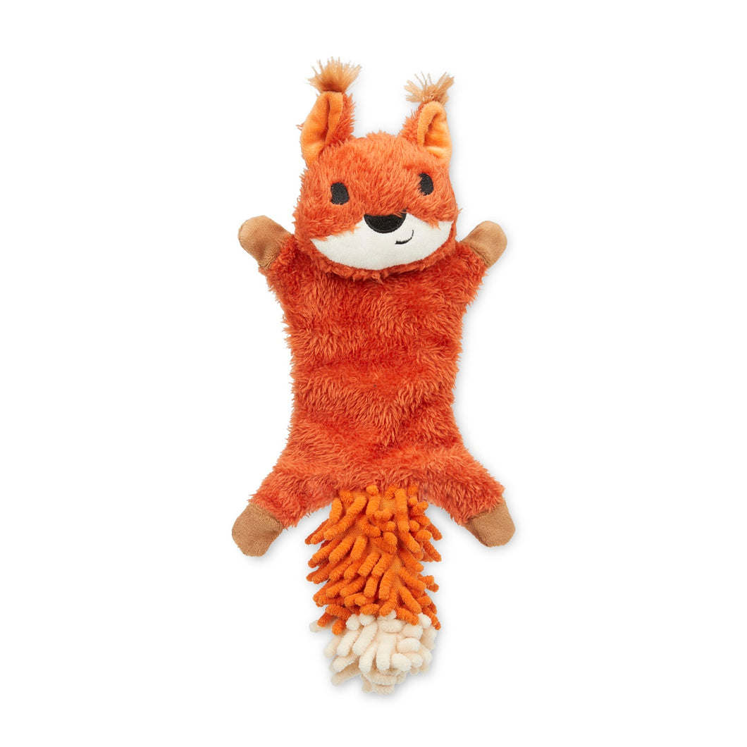 Petface Saffia Squirrel Crinkle Dog Toy