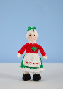 King Cole Christmas knits book 12 Enchanted Village Santa, Mrs Clause & Elf Family