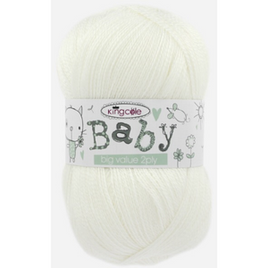 Big Value Baby 2 Ply 100g Knitting Yarn by King Cole (2 Colours)