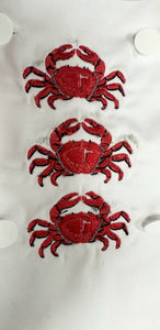 Embroidered Crab Design Chefs Jacket Small 36” (Seconds)