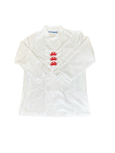 Load image into Gallery viewer, Embroidered Crab Design Chefs Jacket Small 36” (Seconds)