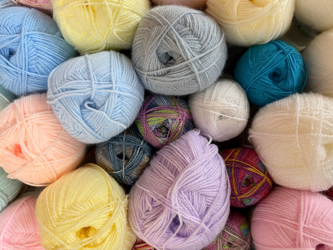 4 Ply Yarn Mystery Box Bundle 1KG to 5KG