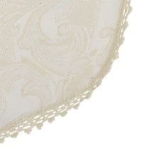 Load image into Gallery viewer, Damask Arm Caps, Chair Backs or Settee Backs (Cream)