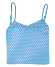Load image into Gallery viewer, Ladies Combed Cotton Polka Dot Chemise S - XL (Aqua or Pink)