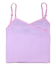 Load image into Gallery viewer, Ladies Combed Cotton Polka Dot Chemise S - XL (Aqua or Pink)