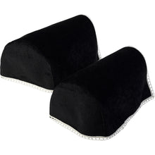 Load image into Gallery viewer, Chenille Rounded Arm Caps or Chair Backs With Lace Detail (Various Colours and Sizes)