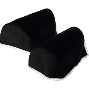 Chenille Rounded Arm Caps or Chair Backs With Lace Detail (Various Colours and Sizes)