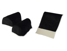 Load image into Gallery viewer, Chenille Arm Caps &amp; Chair Back Set with Lace Trim (7 Colours)