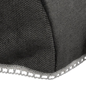 Chenille Rounded Arm Caps or Chair Backs With Lace Detail (Various Colours and Sizes)
