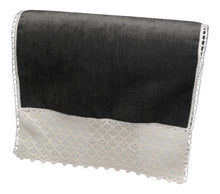 Load image into Gallery viewer, Chenille Rounded Arm Caps or Chair Backs With Lace Detail (Various Colours and Sizes)
