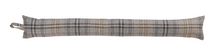 Load image into Gallery viewer, Kildare Grey/Beige Fabric Check Draught Excluder (4 Sizes)