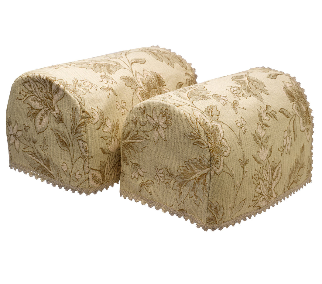 Tapestry Style Arm Caps or Chair Backs (Beige)