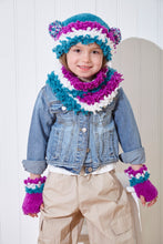 Load image into Gallery viewer, King Cole Kids Knitting Pattern for Girls Sweater &amp; Accessories (6055)