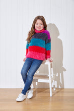 Load image into Gallery viewer, King Cole Kids Knitting Pattern for Girls Sweater &amp; Accessories (6055)