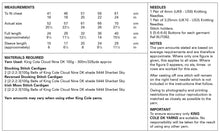 Load image into Gallery viewer, King Cole Double Knitting Pattern Baby Cardigans – 3 Designs (6061)
