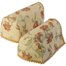 Load image into Gallery viewer, Tropicana Floral Pair of Arm Caps or Chair Back with Lace Trim
